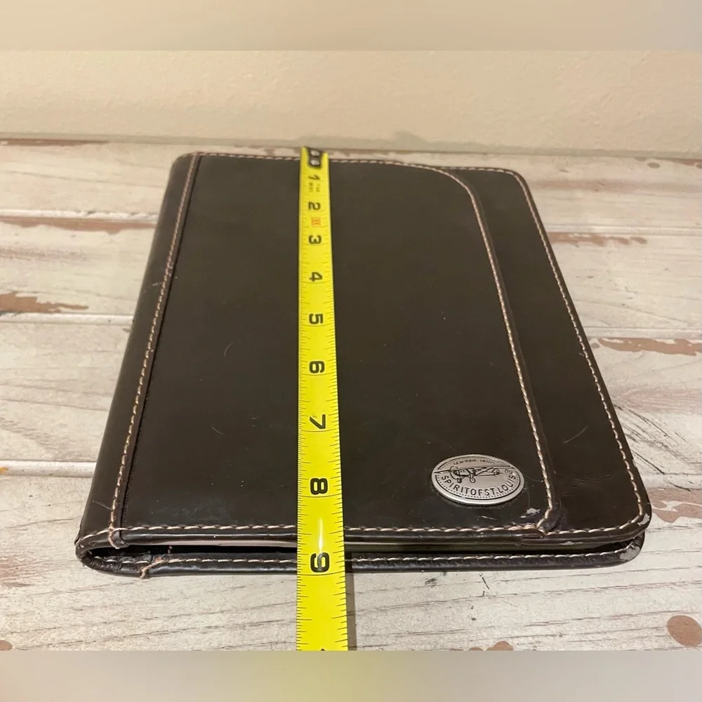 Spirit of St. Louis Bi-Fold Writing Note Pad Folio Leather Portfolio